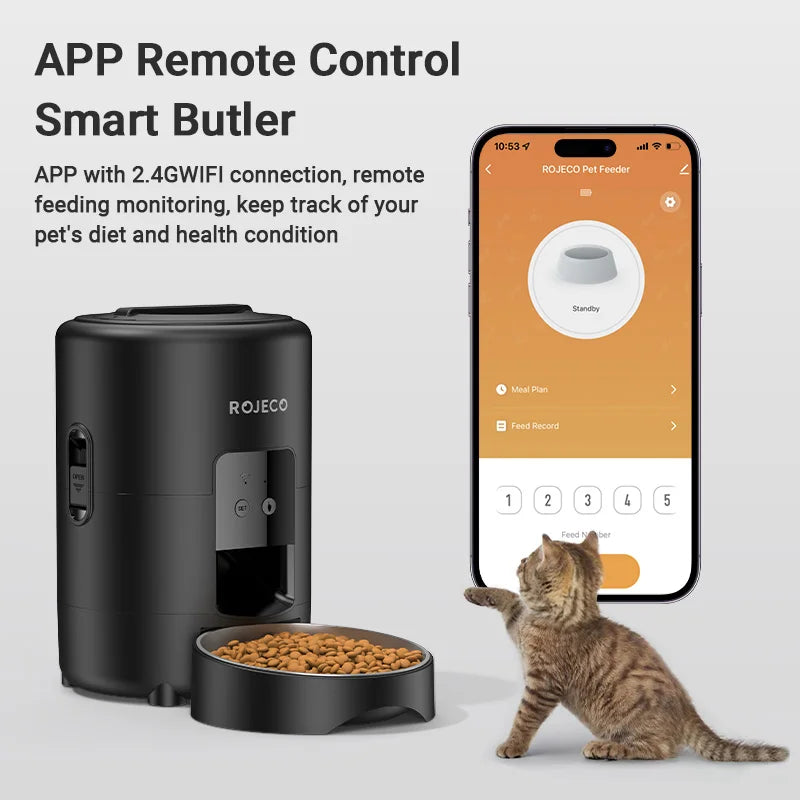 Smart Automatic Pet Feeder  -  WiFi App