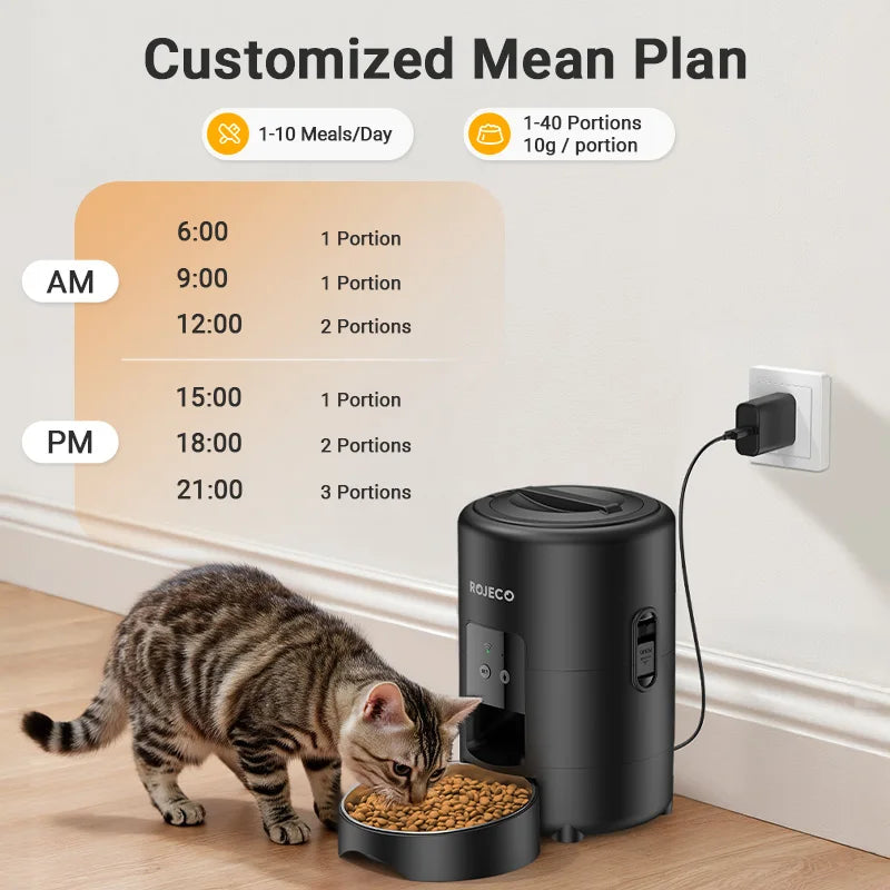 Smart Automatic Pet Feeder  -  WiFi App